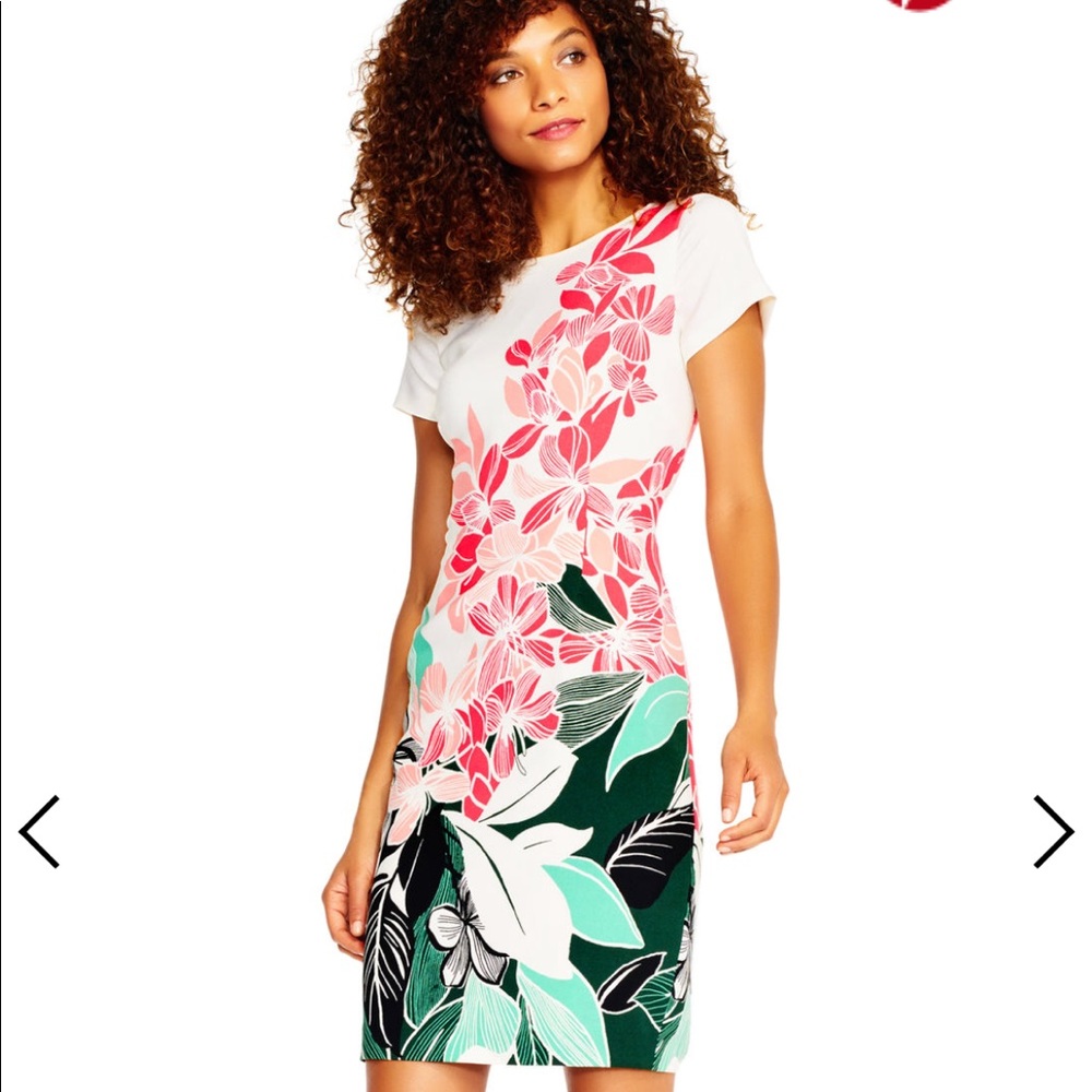 Adrianna Papell Kingston Floral Sheath Dress